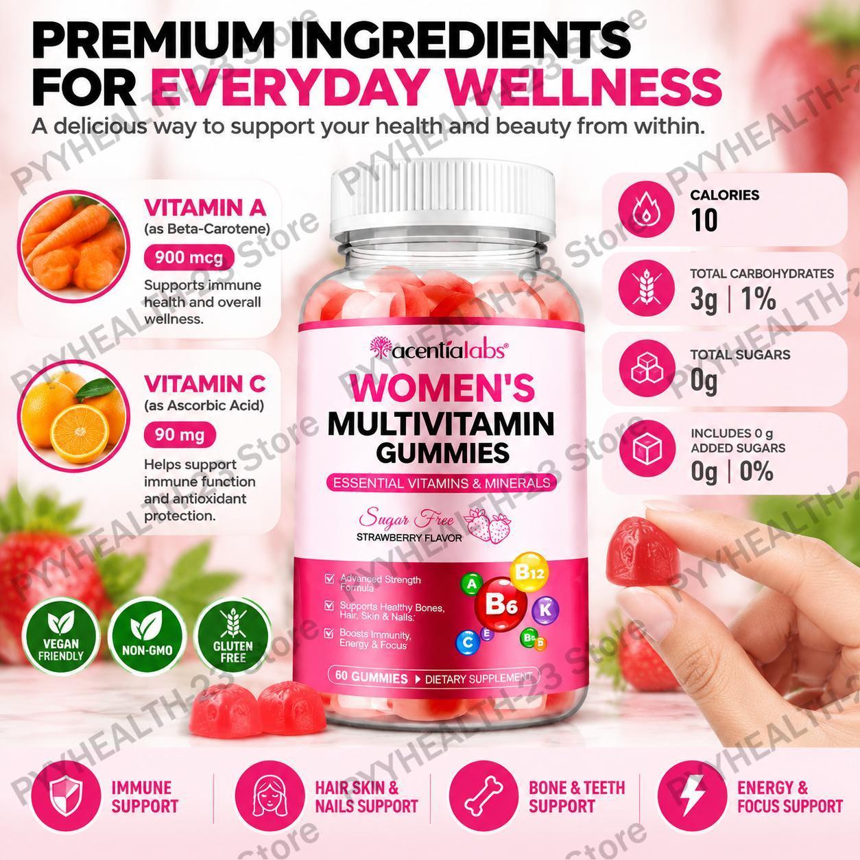 Gomas multivitamínicas para mu - Multivitamin Gummy Adult avaliação e preço
